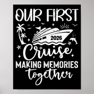 Affiche Notre première croisière 2026 ensemble voyage en f