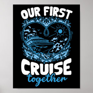 Affiche Notre première croisière ensemble Hommes Femmes 