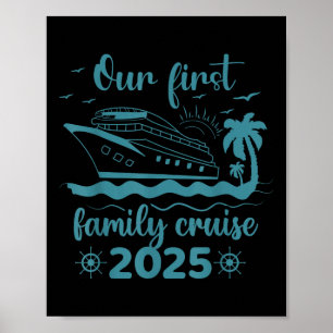 Affiche Notre première croisière familiale, voyage de vaca