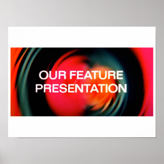 Affiche Notre présentation de fonctionnalités (Matte Print