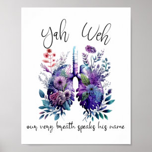 Affiche Notre Respiration Parle Son Nom Yhwh Christian Rel