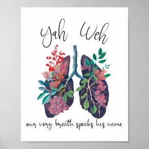 Affiche Notre Respiration Parle Son Nom Yhwh Christian Rel