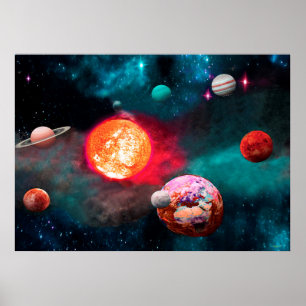 AFFICHE NOTRE TERRE ET SES VOISINS