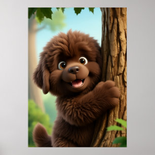 Affiche Notta Bear stumpé