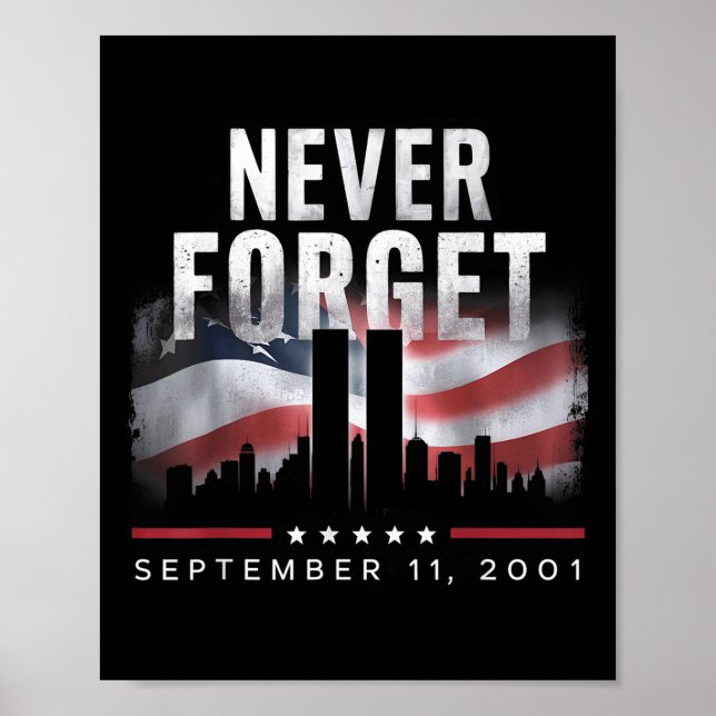 Affiche N'oubliez jamais le 11 septembre 2001 (Devant)