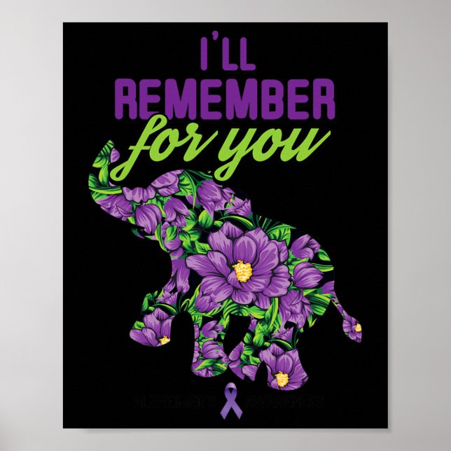 Affiche N'oubliez pas pour vous Alzheimer Heimerheimer Sen (Devant)
