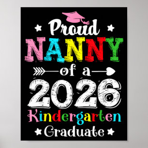 Affiche Nounou drôle et fière d'une classe de maternelle 2