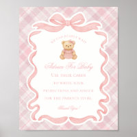 Nounours à ruban coquette rose Conseils pour bébé
