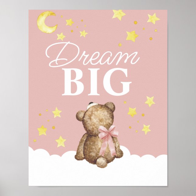 Affiche Nounours et Étoiles Grande Ourse en Peluche pour F (Devant)