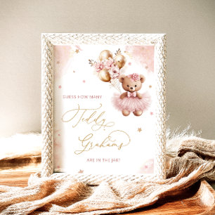 Affiche Nounours Nounours Devine Combien de Grahams