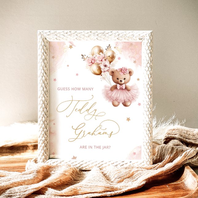 Affiche Nounours Nounours Devine Combien de Grahams (Créateur téléchargé)