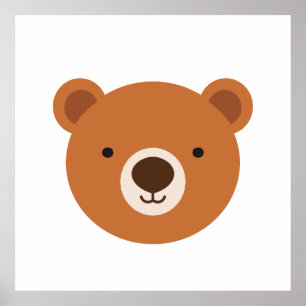 Affiche Nounours ours en peluche