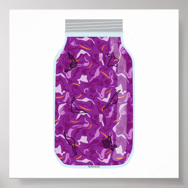 Affiche Nourriture de canne - Housse de coleslaw cuite (Devant)