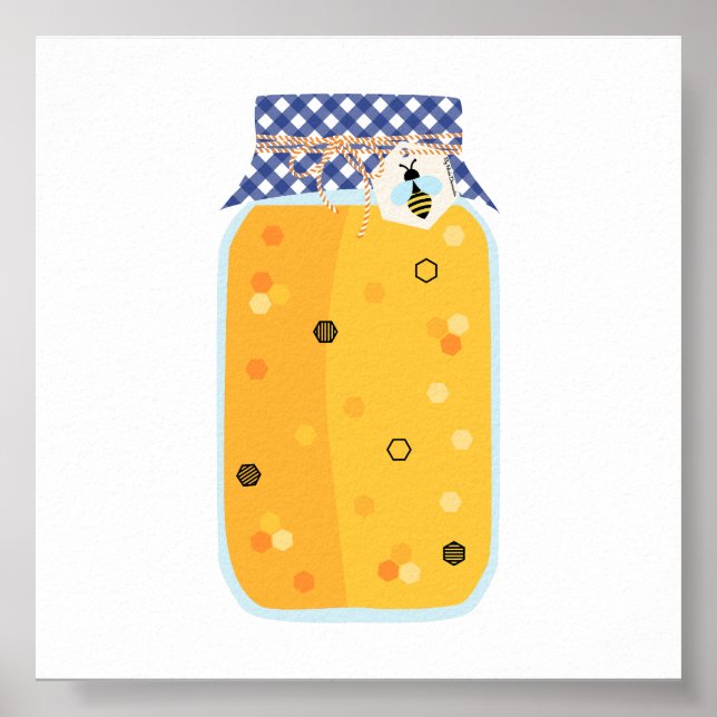 Affiche Nourriture de canne - Miel (Devant)