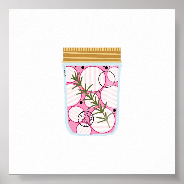 Affiche Nourriture de canne - Radis cueillis (Devant)