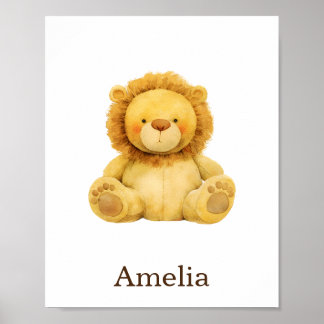 Affiche Nourriture Décor Jouet Animal Lion Genre Neutre