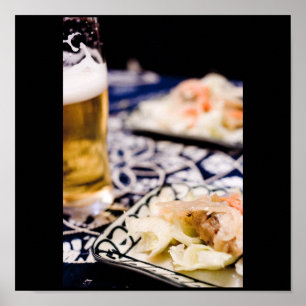 Affiche Nourriture japonaise, images du Japon