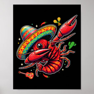 Affiche Nourriture mexicaine de la fête de Cinco De Mayo D