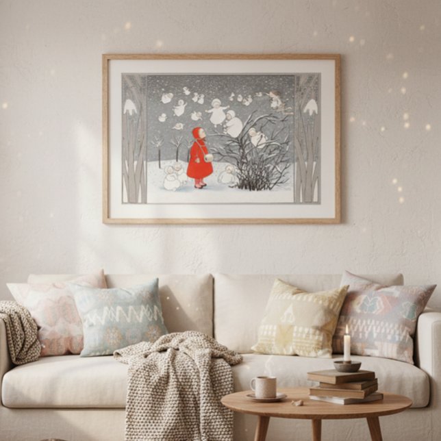 Affiche Nourriture vintage des enfants et des anges (Créateur téléchargé)