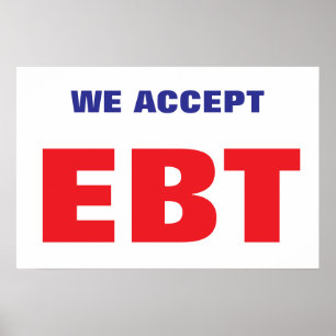 AFFICHE NOUS ACCEPTONS EBT