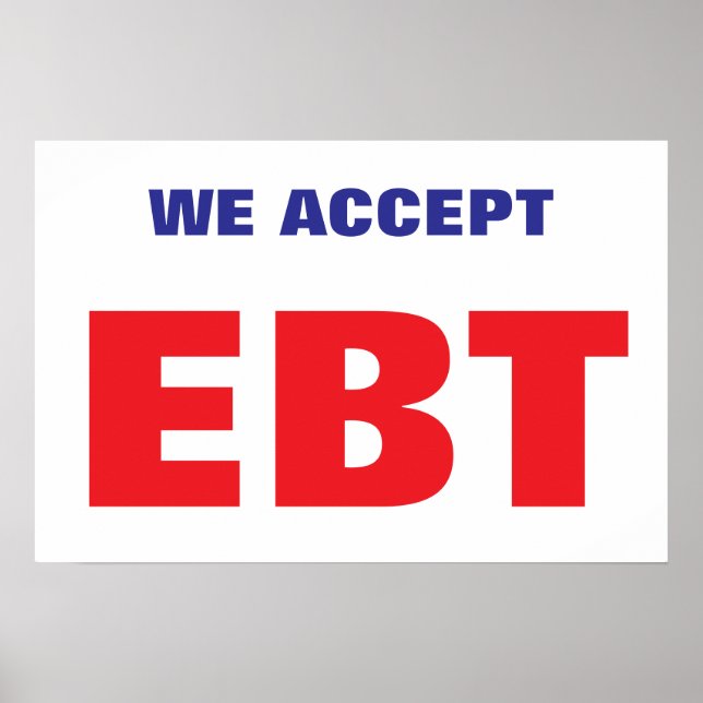 AFFICHE NOUS ACCEPTONS EBT (Devant)