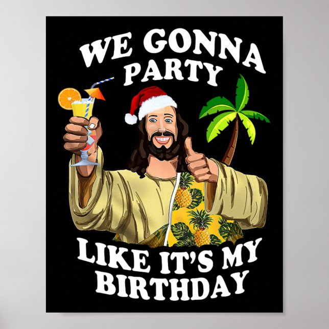 Affiche Nous allons faire la fête comme mon anniversaire J (Devant)