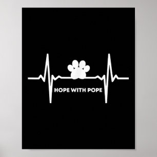 Affiche Nous avons de l'espoir avec le pape T