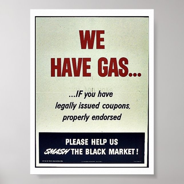 Affiche Nous avons du gaz (Devant)