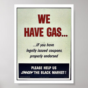 Affiche Nous avons le gaz
