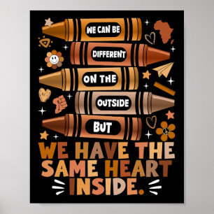 Affiche Nous Avons Le Même Cœur Mois de l'Histoire des Noi
