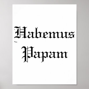 Affiche Nous avons un nouveau pape