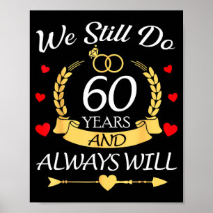 Affiche Nous célébrerons encore 60 ans de couples d'annive