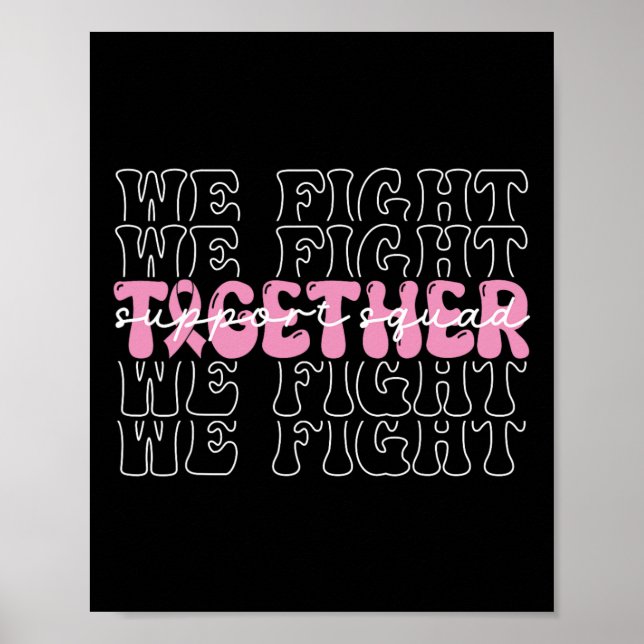 Affiche Nous combattons ensemble Soutien à la sensibilisat (Devant)