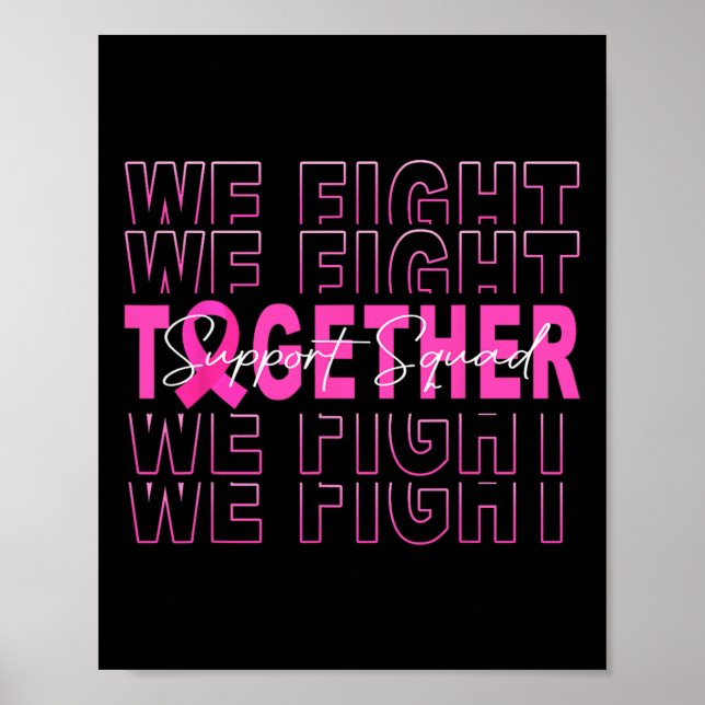 Affiche Nous combattons ensemble Soutien à la sensibilisat (Devant)