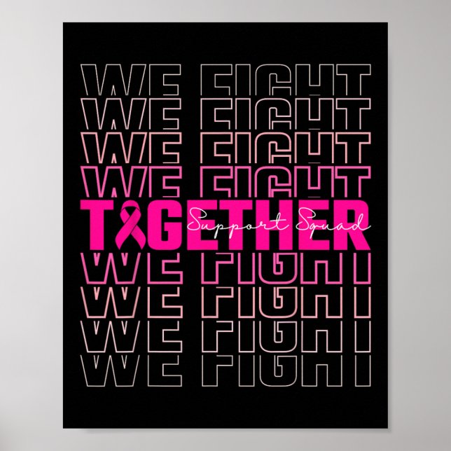 Affiche Nous combattons ensemble Soutien à la sensibilisat (Devant)