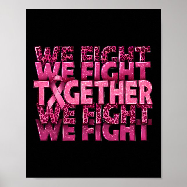Affiche Nous combattons ensemble Soutien à la sensibilisat (Devant)