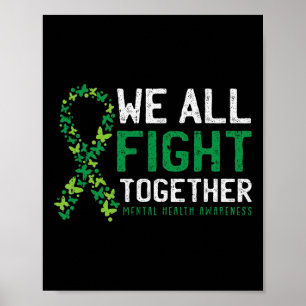 Affiche Nous combattons tous ensemble Gree de sensibilisat
