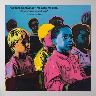 Affiche nous détestons que nous perdions (porte 1047)