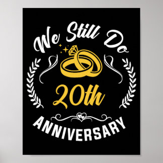 Affiche Nous faisons encore 20 ans de jumelage couple 20e 