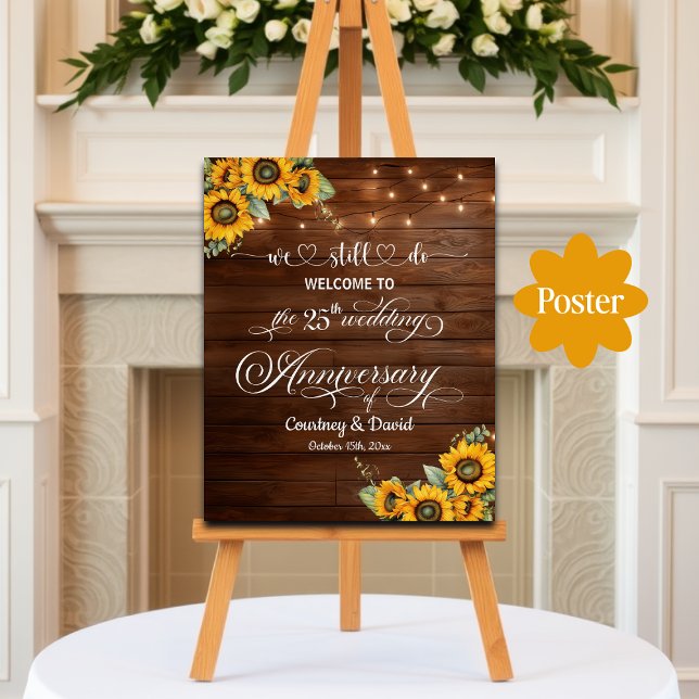 Affiche Nous Faisons Encore 25ème Anniversaire Mariage Lum (Créateur téléchargé)