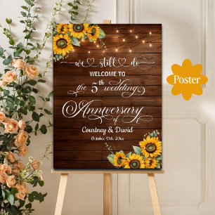 Affiche Nous Faisons Encore 5ème Anniversaire Mariage Lumi