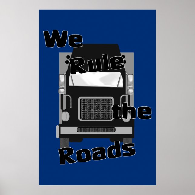 Affiche Nous gouvernons les routes (Semi) (Devant)