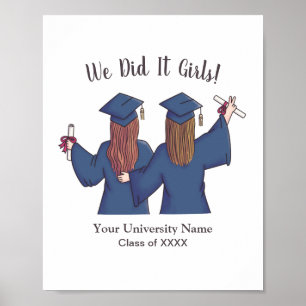 Affiche Nous l'avons fait les filles, Diplômées Personnali