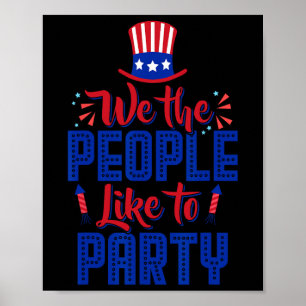 Affiche Nous Le Peuple Aimons Faire La Fête 4ème Jour De L