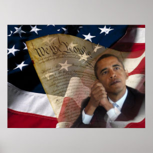 Affiche Nous le Peuple...Barack Obama & la Constitution