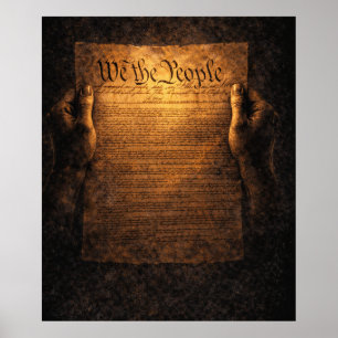 Affiche Nous, le peuple, Constitution des États-Unis