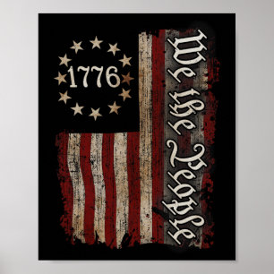 Affiche Nous Le Peuple Histoire Américaine 1776 Indépendan
