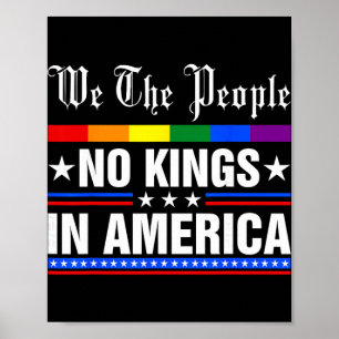 Affiche Nous Le Peuple Pas De Rois En Amérique Anti-trump 