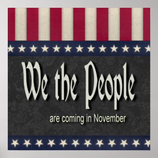 Affiche Nous, le peuple, sommes venus en novembre