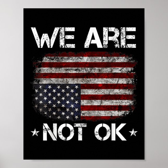 Affiche Nous Ne Sommes Pas D'Accord Chemise Nous Ne Sommes (Devant)